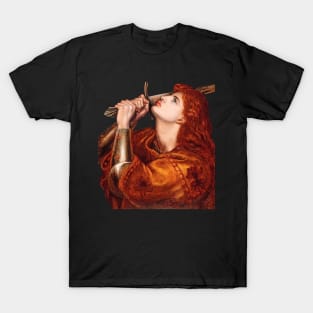 Joan of Arc by Dante Gabriel Rossetti T-Shirt